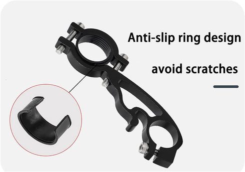 XNX Bicycle Double Handlebars Extender Aluminum Alloy Bracket Accessories for 20mm-32mm Bars Caliber