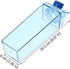 17Oz Clear Milk Bottle, Leakproof Cap Reusable Drink Container for Juice Soda Tea Storage Portable for Outdoor Sports