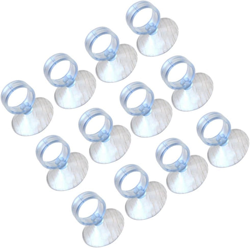 20pcs Clear Stand Aquarium Suction Cups, Clear Hose Sucker Kits for Fish Tank Divider, 1 Inch Fish Tank Sucker