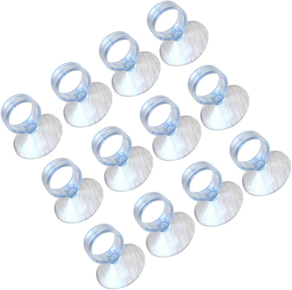 20pcs Clear Stand Aquarium Suction Cups, Clear Hose Sucker Kits for Fish Tank Divider, 1 Inch Fish Tank Sucker
