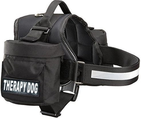 Doggie Stylz Dog Harness with Utility Side Bags, Service Dog Harnesses, Medium/Large/XLarge/XXLarge