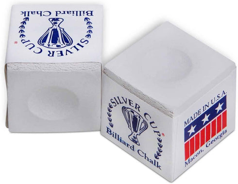 Silver Cup Chalk, White, 12-Piece Box