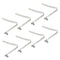 PATIKIL 11x6mm Kayak Paddle Snaps, 8 Pack Pole Push Button Spring Clips for Camping Awning Tent Pole