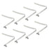 PATIKIL 11x6mm Kayak Paddle Snaps, 8 Pack Pole Push Button Spring Clips for Camping Awning Tent Pole
