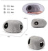 Aquarium Stone Hideaway Ornament, Cichlid Shrimp Breeding Hiding Cave (X-Large)