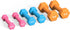 Portzon Weights Dumbbells, Set of 2 Neoprene Dumbbells, 10 Color Options, Anti-Slip Hex Shape
