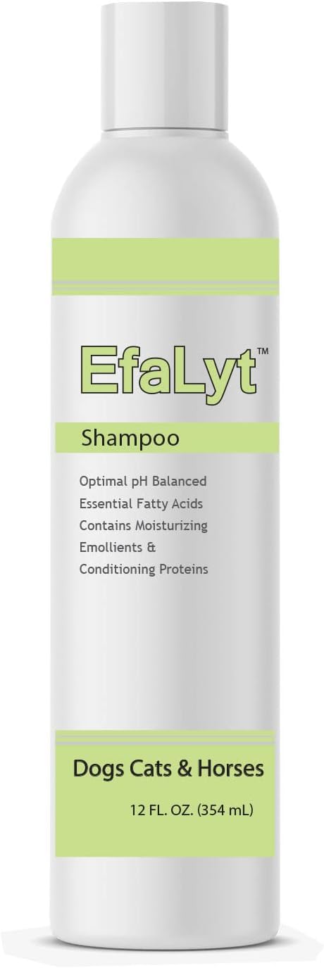 EfaLyt Hypoallergenic Shampoo for Pets - Blend of Proteins, Essential Fatty Acids, Control Flaking and Scaling, Optimal