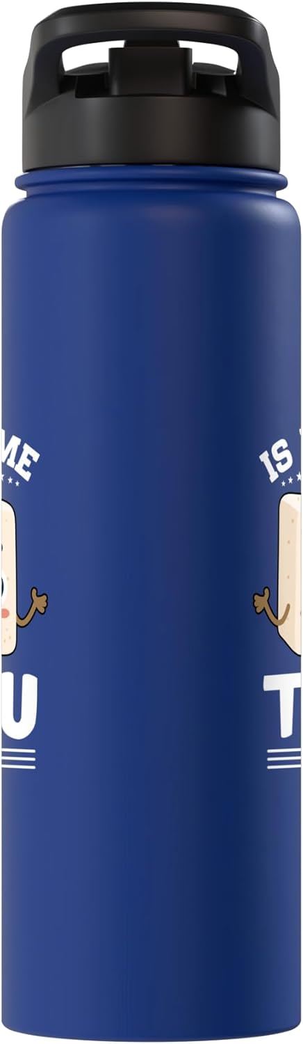 Tofu Vegan Animal Welfare Meatless Vegetarian Vegan Vegetarian Design for a Tofu Lover Stainless Steel Insulated Water