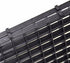 4 Pcs Aquarium Divider Tray, Plastic Grid Egg Crate Light Diffuser with 8 Pcs Sucker Clip (Black)