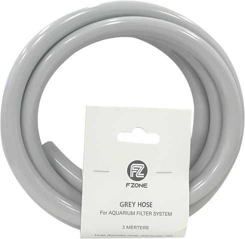FZONE Aquarium Tubing 3M Class Grey for Aquatic Filter System, 12/16mm (16/21MM)