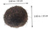 12pcs Country Alipis Style Rattan Bird Nest Decor Lifelike Artificial Nesting for Home Table Garden Decoration