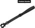 ICEFANG 25 Inch Reflective Nylon Traffic Leash - Heavy Duty Auto Lock Clip for Medium Large Dogs (Black)