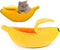 Creative Banana Shape Dog Cat Bed, Cute Banana Puppy Pad Kennel, Warm Soft Pet Supplies for Kitten Puppy (Small)