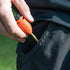 Skinny Golf Pocket Caddie 4-in-1 Tool - Divot Tool, Ball Marker, Scrub Brush, Groove Cleaner Golf Accessory