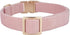 Soft Adjustable Dog Collar with Metal Buckle, Durable Comfort Cotton Corduroy for Large Medium Small Dogs, Light Pink
