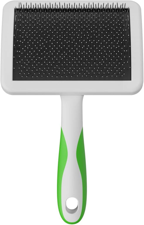 Andis 68540 Self-Cleaning Animal Slicker Brush, Large Size Reduces Shedding by Up to 90%