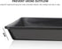 Alipis Bird Toilet Pan: Black Replacement Tray for Bird Cage, Dog Crate, Bunny Cage, 2Pcs Pet Poop Holder