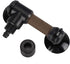 Aquarium CO2 Atomizer, Ceramic Tube Plastic Black for Small Fish Tanks