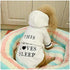 Stock Show Pet Pajama with Hood, Thickened Luxury Soft Cotton Bathrobe, Quick Drying Dog Towel, White, S