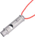iBasingo Titanium Whistle - Emergency Survival Safety Gear, Loud Camping Signal Whistles with Lanyard (1 Pack)