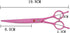 7.0 inch 3PCS Set Purple Dragon Pink Pet Grooming Scissors Cat Dog Hair Cutting & Thinning Shears for Women Female Pet