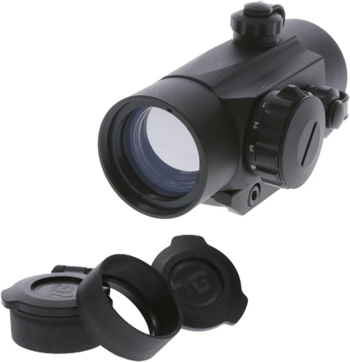 Truglo Traditional 1x30mm Red-Dot Sight, 5-MOA, Adjustable, Durable, Lightweight, Waterproof, Fogproof, Shock