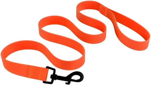 CollarDirect Waterproof Dog Leash for Small Medium Large Dogs, Durable Pet Leashes in Pink, Black, Blue, Orange