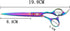 Purple Dragon 7.0 Inch Rhinestone Pet Grooming Scissors Set, 3PCS Dog Hair Cutting & Thinning Shears