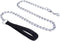 Metal Dog Leash Chain Choker Necklace, Pet Collar Leash Chain with Handle for Small Medium Large Dogs