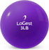 Logest 1LB 2LB 3LB 4LB 5LB 6LB Weighted Toning Exercise Balls Pair - Round Shape Medicine Ball - Available - Toning