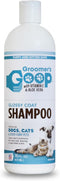 Groomer's Goop Glossy Coat Pet Shampoo - 16 oz Flip-Top Bottle for Shiny Fur
