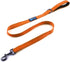 Small Dog Reflective Nylon Dog Leash by Max and Neo - We Donate a Leash to a Dog Rescue for Every Leash Sold (ORANGE,