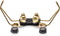 Educator CPAD-011 Dog Training Collar Receiver Contact Pad, Winged Ultra Comfort Brass, Reduces Irritation for Long