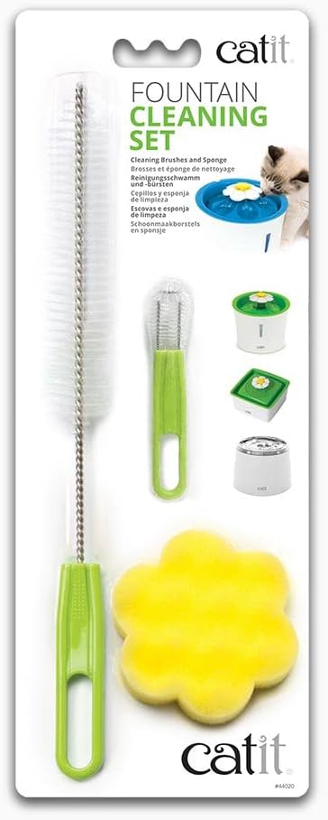 Catit Cat Water Fountain Cleaning Set for Catit Fountains, Model 44020, White