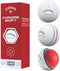 Callaway Chrome Soft Triple Track Golf Balls (White, 3pk) 1 Sleeve 2022