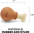 Barkbox Super Chewer Tough Dog Chew Toys, Dental Stimulating for Aggressive Chewers, Turkey - Large
