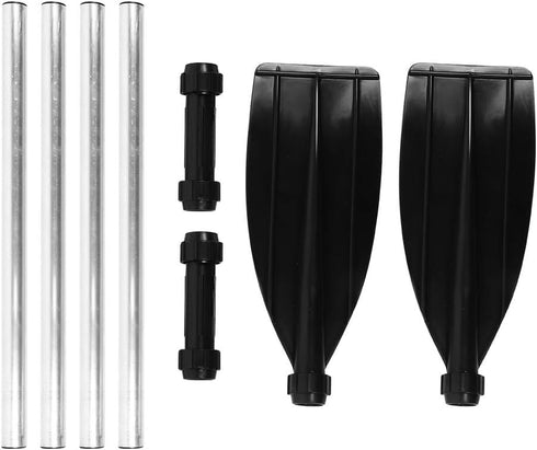 Oars Boat 210cm/82.7in Detachable Afloat Oars, Aluminum Alloy Paddles for Boat, Kayak, Raft, Canoe