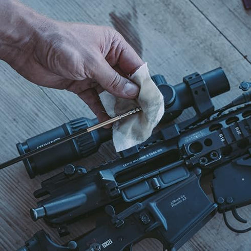 Tipton Ultra Gun Jag with .22 Cal, Solvent Proof Coating and Pointed Tip for Firearm Cleaning