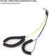 Oumefar Adjustable Pet Grooming Leash - No-Sit Haunch Holder Restraint for Dogs Cats Grooming Table Arm (Yellow+Blue)