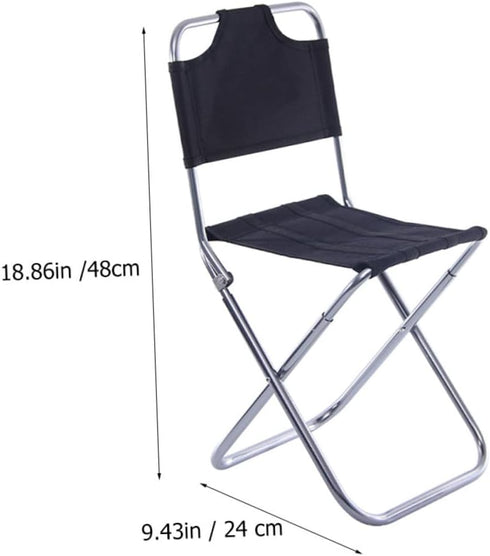Lightweight Foldable Fishing Chair - Portable Aluminum Stool