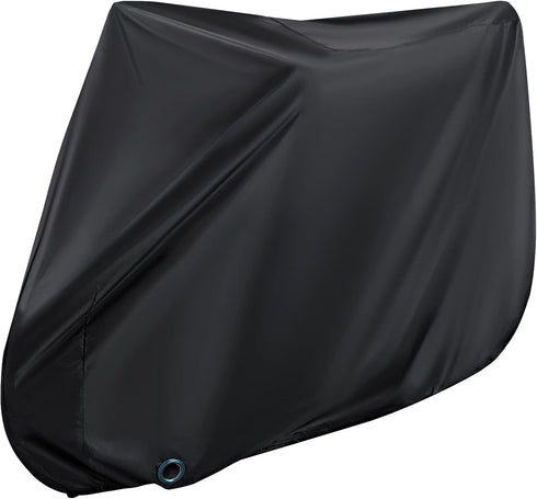 Outdoor Waterproof Bicycle Cover with Lock Hole, Dust Wind Snow Proof Bike Storage for Mountain Bike