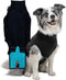 Suitical Recovery Suit for Dogs, Breathable Fabric for Spay, Neuter, Skin Conditions, M+, Black