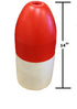 KUFA 1/4" 100' 6"X14" (FQL-103) Sports x Lead Rope & Red/White Float Combo for Crab Trap