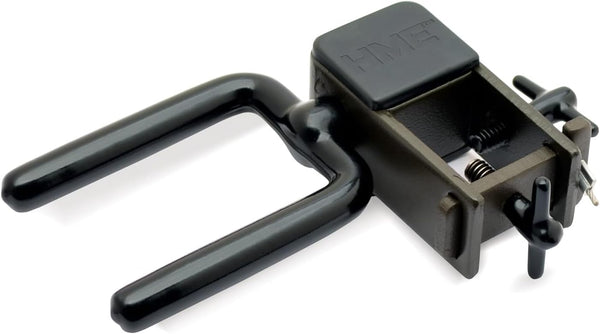 HME Durable Reliable Universally Mountable Hunting Tree Stand Bow Holder - 360 Fork Rotation