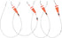 FABULETTA Weighted Popping Cork Fishing Floats, Loud Shrimp Click Beads, High Visibility