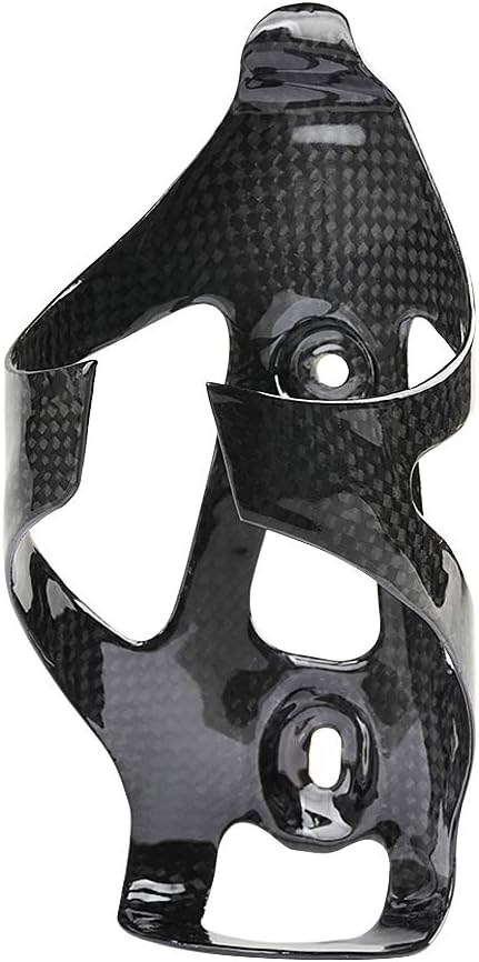 Full Carbon Fiber Bicycle Water Bottle Cages Holder Brackets Pack of 2 with Titanium Bolts