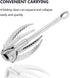 Folding Claw Hook, Multifunctional Stainless Steel Grappling Hook for Outdoor Camping, Hiking, Rock Climbing