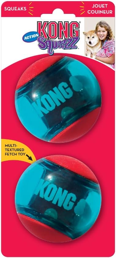 Kong Squeezz Action Toy, Red Large