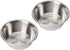 Stainless Steel Pet Bowls Set, 12 OZ Food and Water Dishes for Cats and Dogs, Set of 2