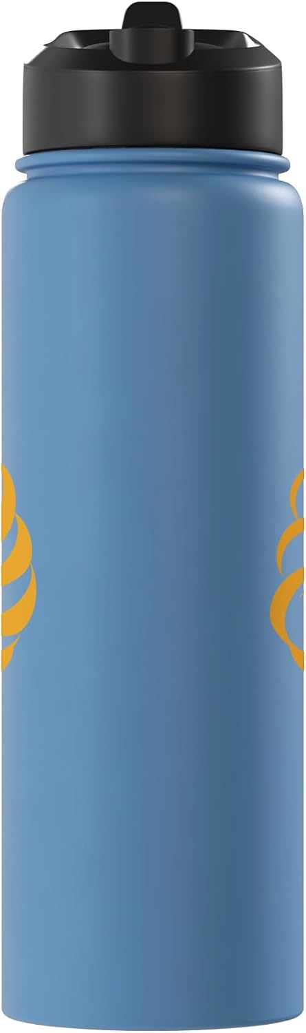 Funny Ice Cream Guy Shirts and Gifts Retro Ice Cream Cone Sorbet Stainless Steel Insulated Water Bottle